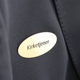 Kirketjenerskilt m/magnet