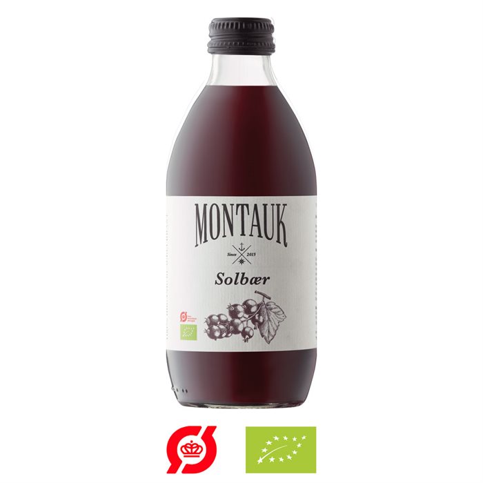 Montauk solbærsaft økologisk 330 ml.