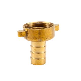 Messing slangestuds 1/2" med 3/4" indvendig gevind